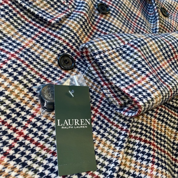 Ralph Lauren Sienna Plaid Wool Coat 